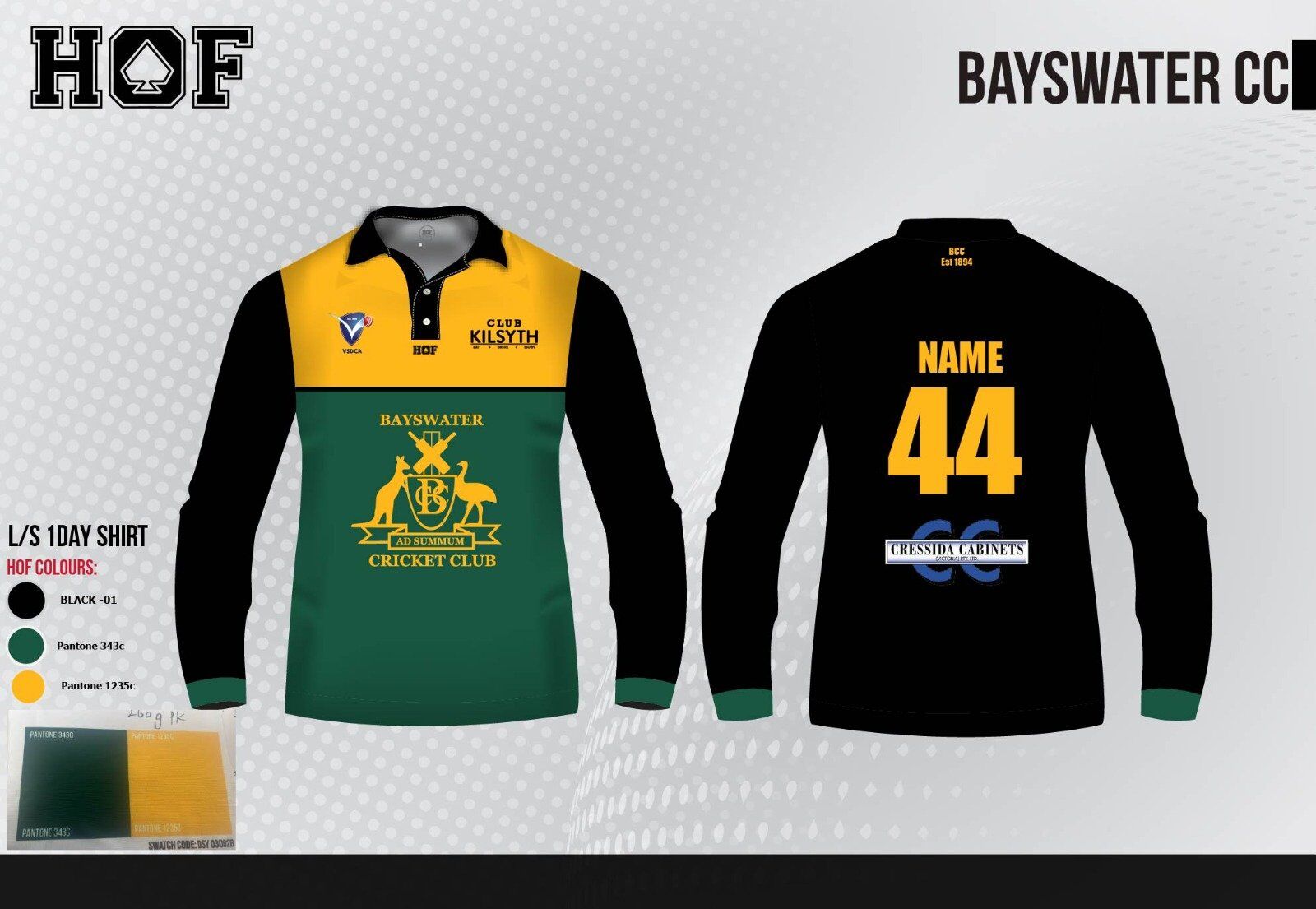 PHOTO-2025-05-08-15-13-30-2.jpg Bayswater CC Long sleeve 1 day polo ( PLAYERS MUST CHECK WITH CLUB RE ALLOCATED NUMBER) - Image 1